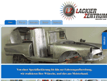 Tablet Screenshot of lackierzentrum-ingolstadt.de